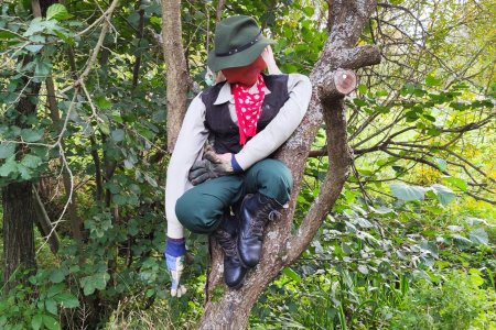 Někdo tu přece jen na návštěvníky dohlíží.