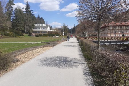 V lázeňském areálu vrcholí přípravy na novou sezonu. Foto: Lázně Luhačovice