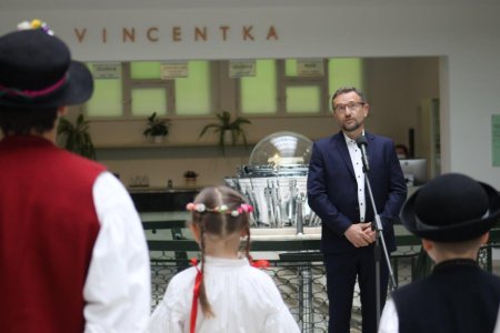 Symbolické svěcení pramenů. Foto: zlin.cz