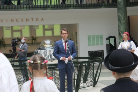 Symbolické svěcení pramenů. Foto: zlin.cz