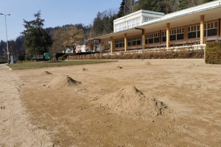 V lázeňském areálu vrcholí přípravy na novou sezonu. Foto: Lázně Luhačovice