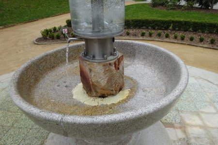 Pramen Dr. Šťastného po rekonstrukci. Foto: Lázně Luhačovice