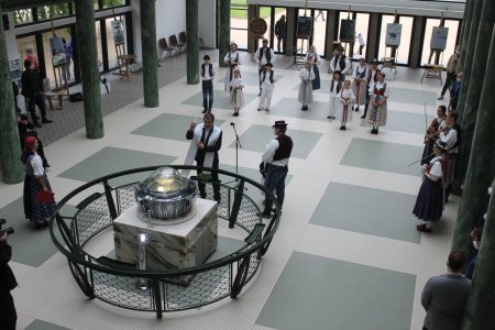 Symbolické svěcení pramenů. Foto: zlin.cz