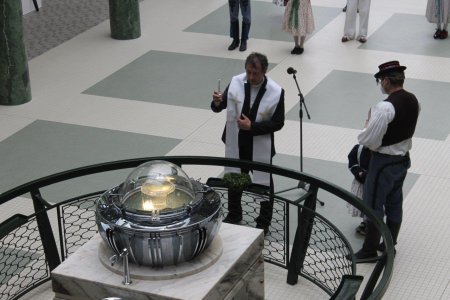 Symbolické svěcení pramenů. Foto: zlin.cz