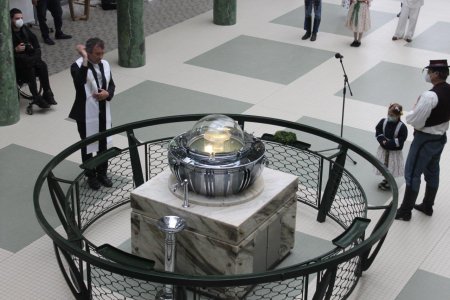 Symbolické svěcení pramenů. Foto: zlin.cz