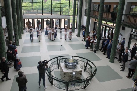 Symbolické svěcení pramenů. Foto: zlin.cz