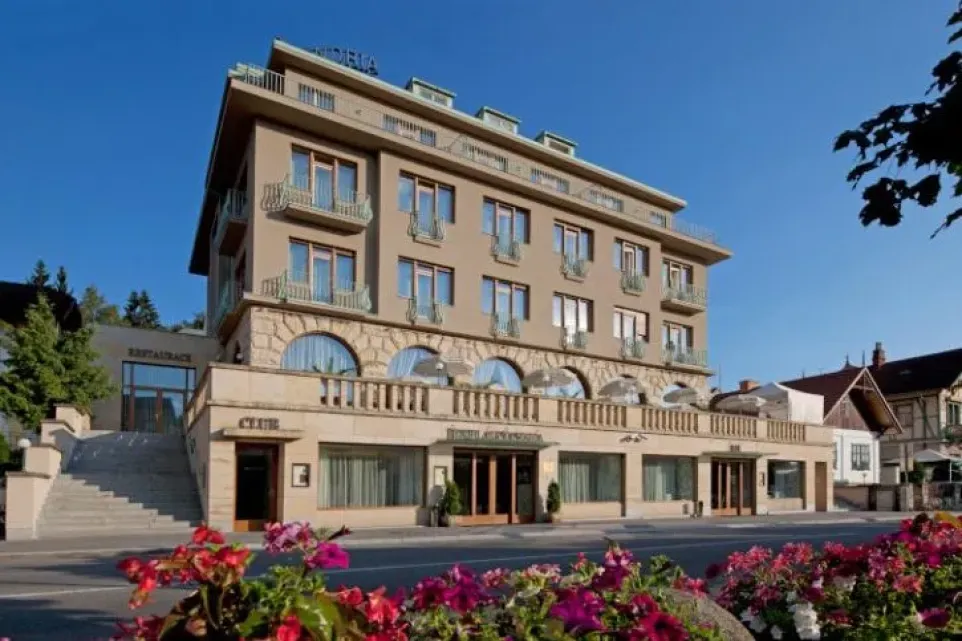 Hotel Alexandria stále láká všechny návštěvníky Luhačovic. Foto: Lázně Luhačovice a.s.