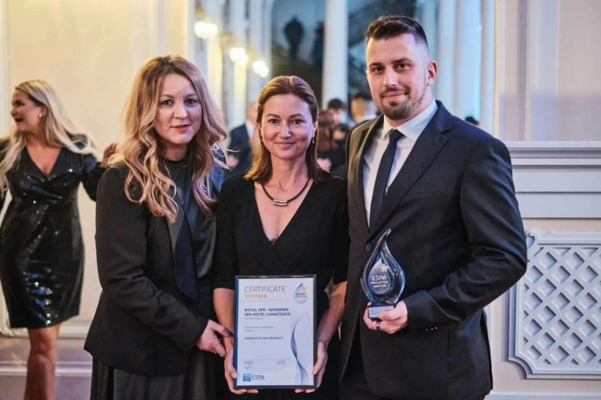 Zleva Veronika Crha Záhorská, Libuše Padevětová a Aleš Příhoda. Foto: Royal Spa