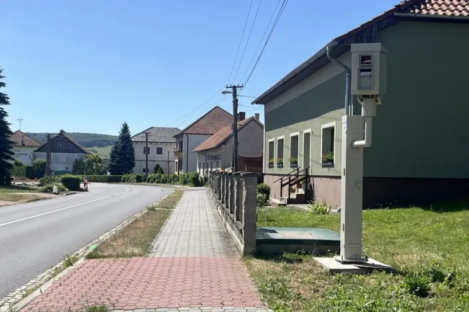 Radar v Biskupicích. Foto: Město Luhačovice