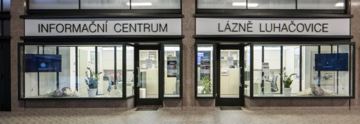 Infocentrum Lázní Luhačovice na kolonádě